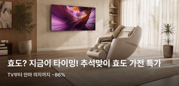 TV부터 안마 의자까지 ~86%